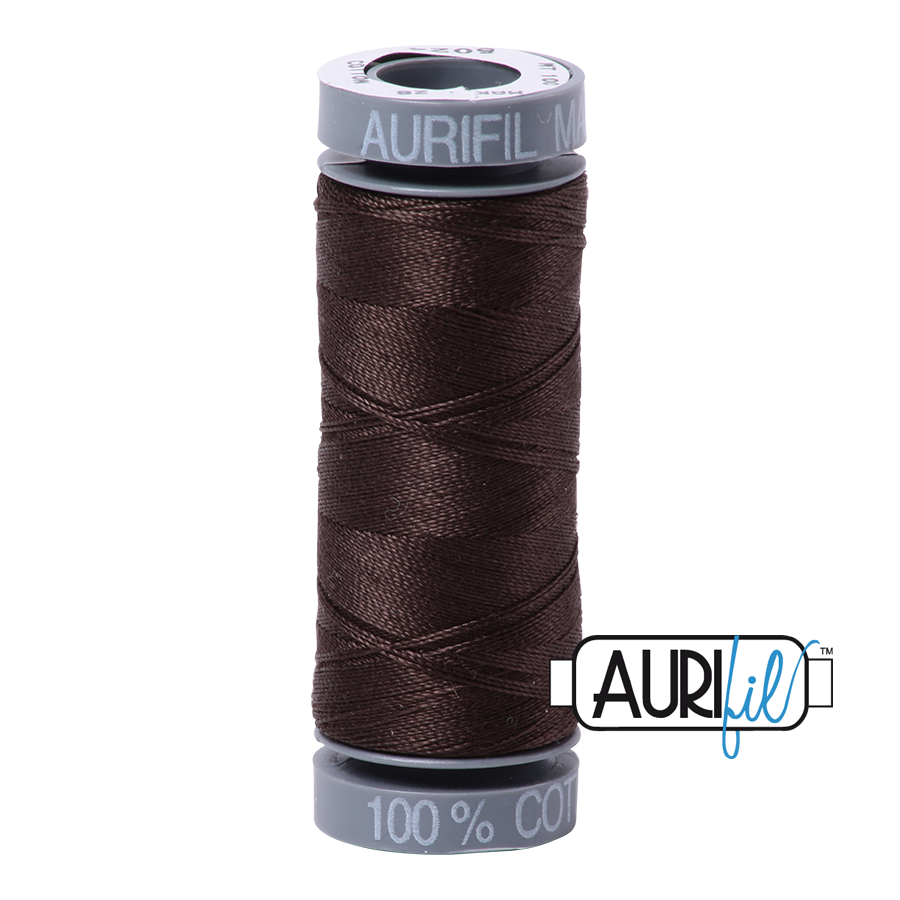 Mako 28wt Cotton Small Spool 5024 Dark Brown
