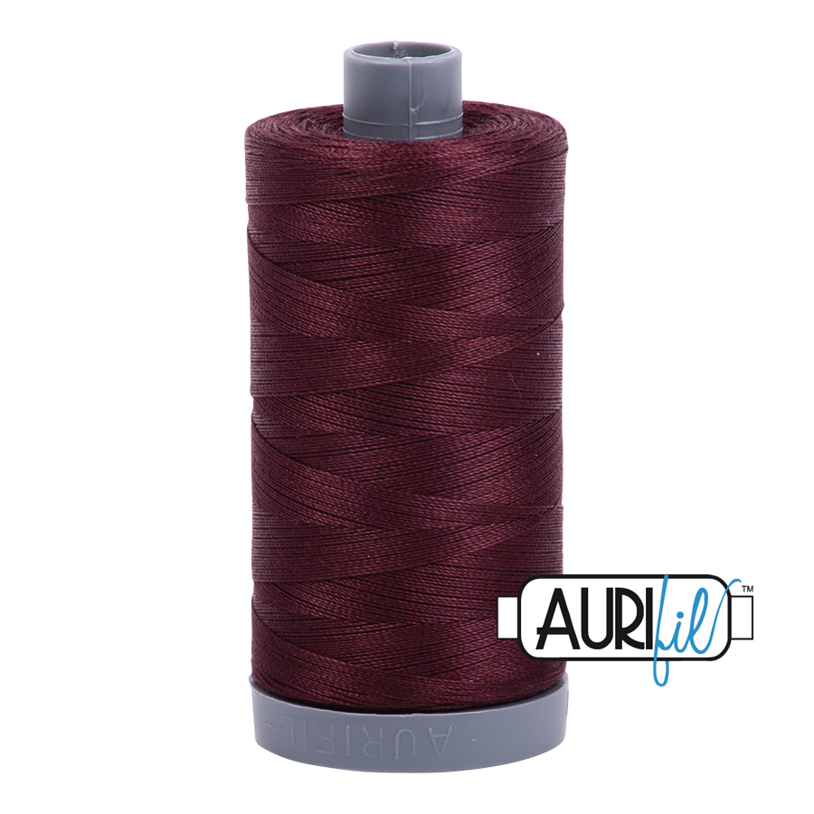 Mako 28 wt Cotton Large Spool 2468 Dark Wine