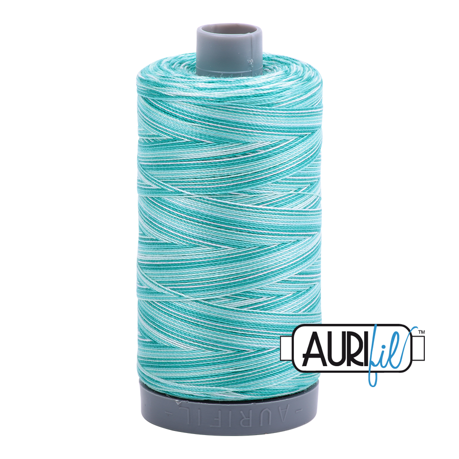 Mako 28 wt Cotton Large Spool 4654 Turquoise	Foam