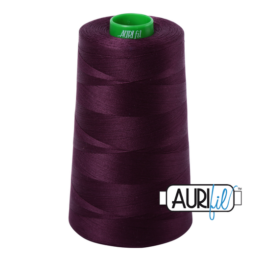 Mako 40 wt cotton 1240 Very	Dark	Eggplant