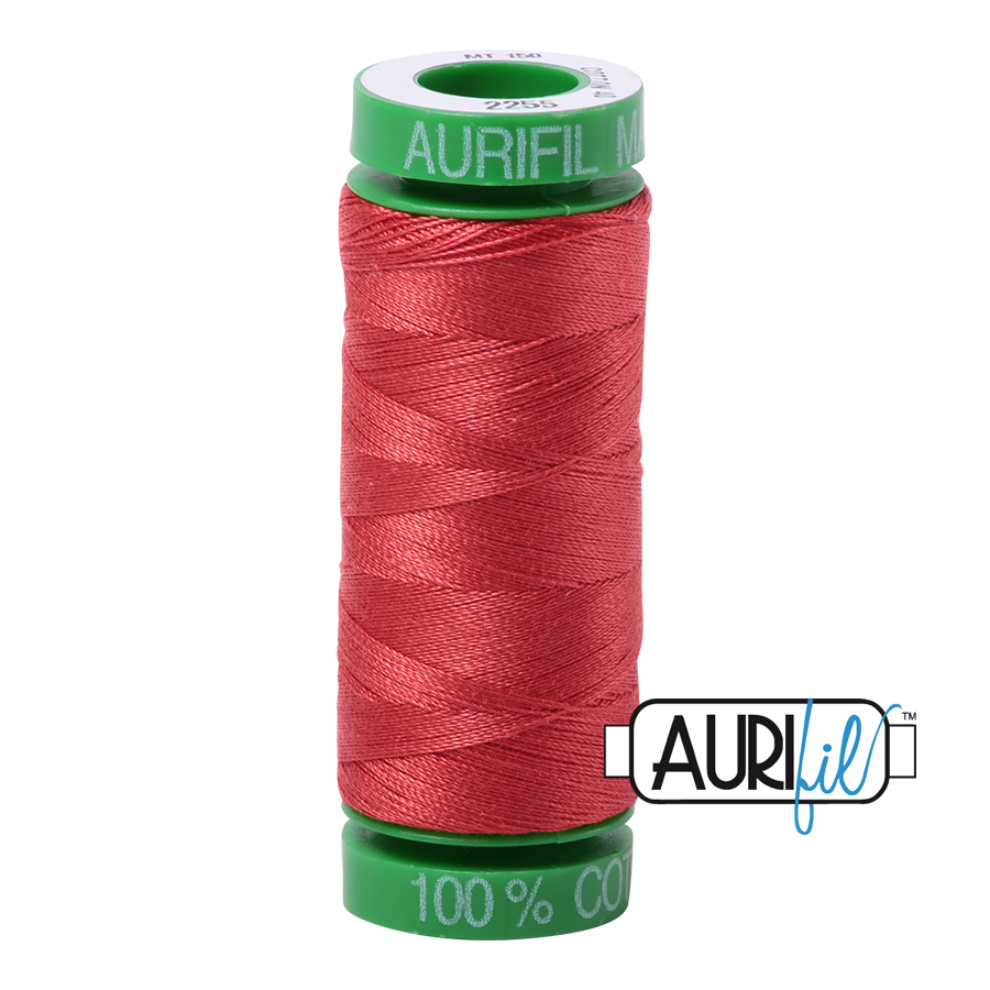 Mako 40 wt cotton 2255 Dark	Red	Orange