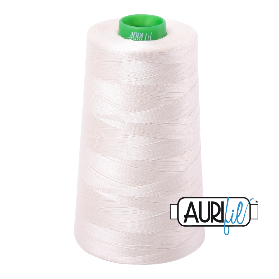 Mako 40 wt cotton 2309 Silver	White
