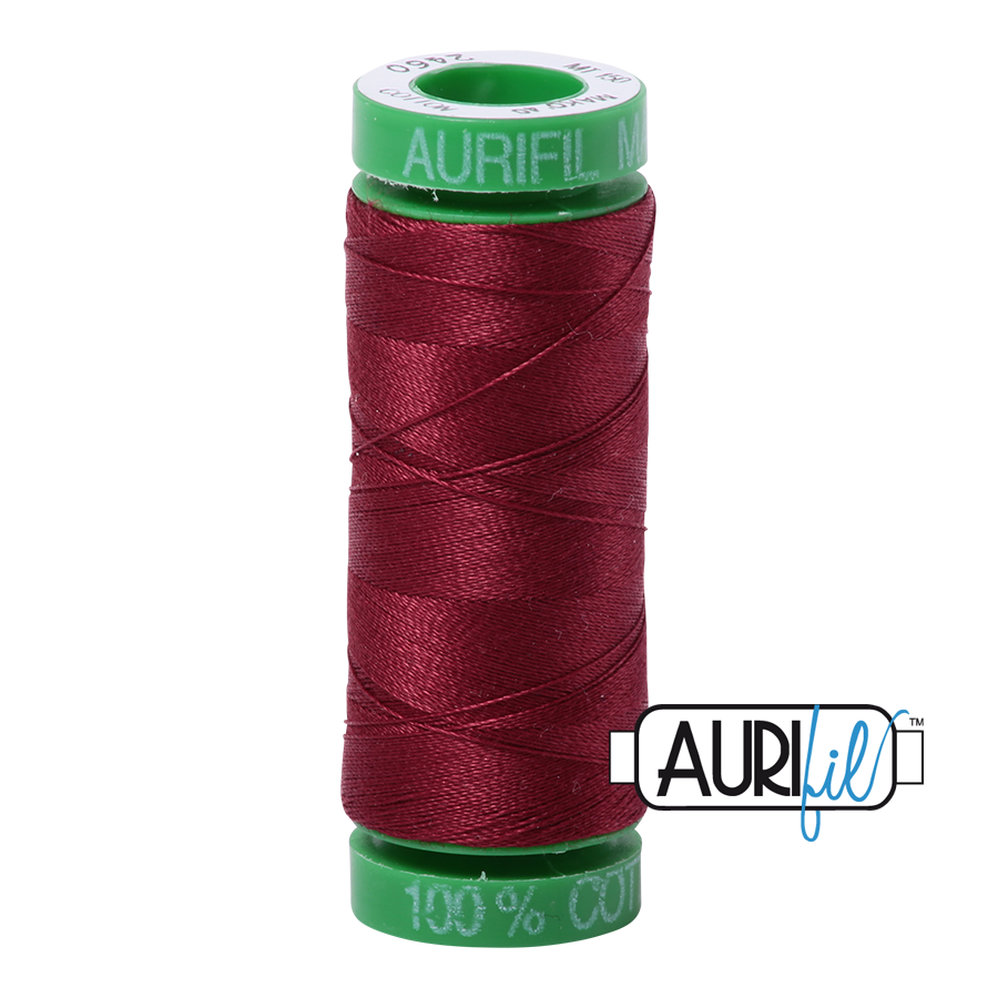 Mako 40 wt cotton 2460 Dark	Carmine	Red