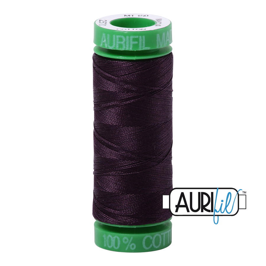 Mako 40 wt cotton 2570 Aubergine
