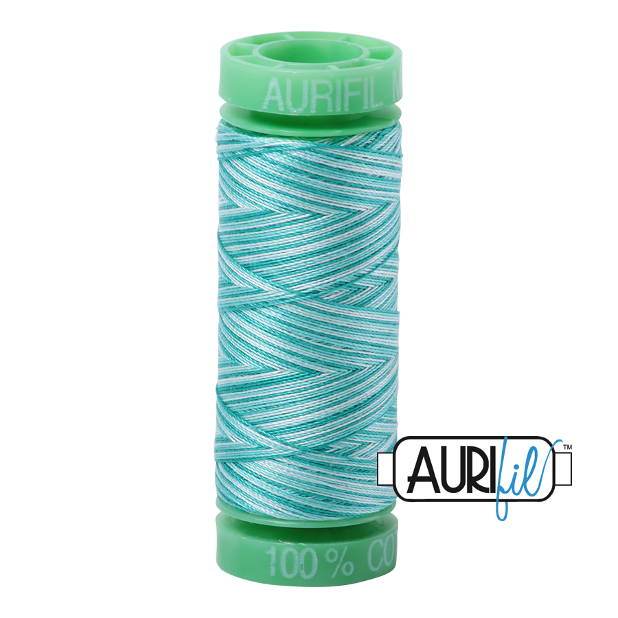 Mako 40 wt cotton 4654 Turquoise	Foam