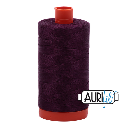 Mako 50 wt Cotton 1240 Very	Dark	Eggplant