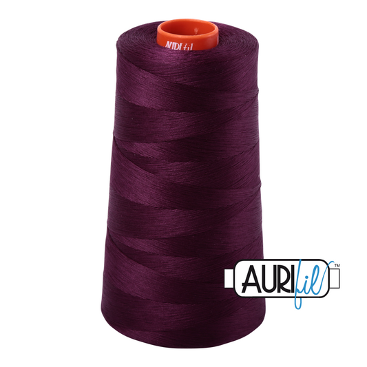 Mako 50wt Cotton Cone 1240 Very	Dark	Eggplant