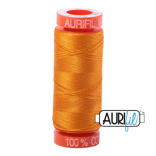 Mako 50 wt cotton 2145 Yellow Orange