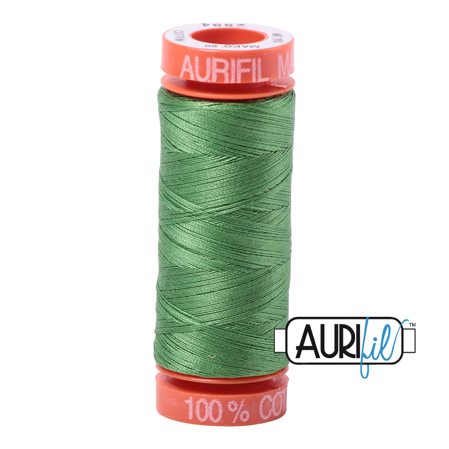 Mako 50 wt cotton 2884 Green Yellow