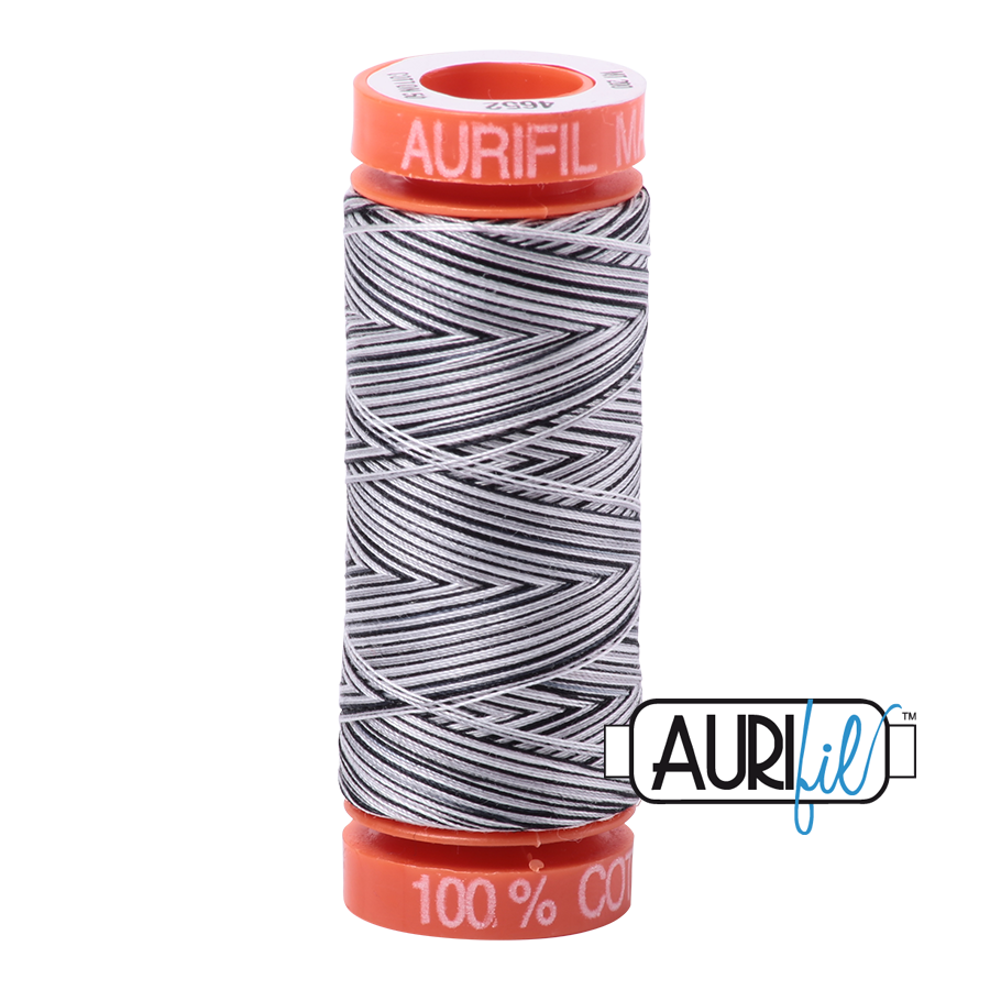 Mako 50 wt cotton 4652 Licorice Twist