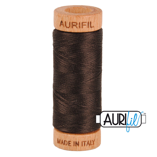 Mako 80 wt cotton 1130 Very Dark Bark