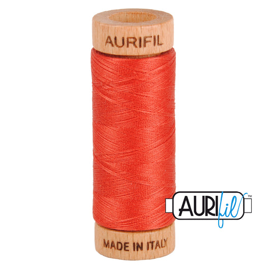 Mako 80 wt cotton 2255 Dark	Red	Orange