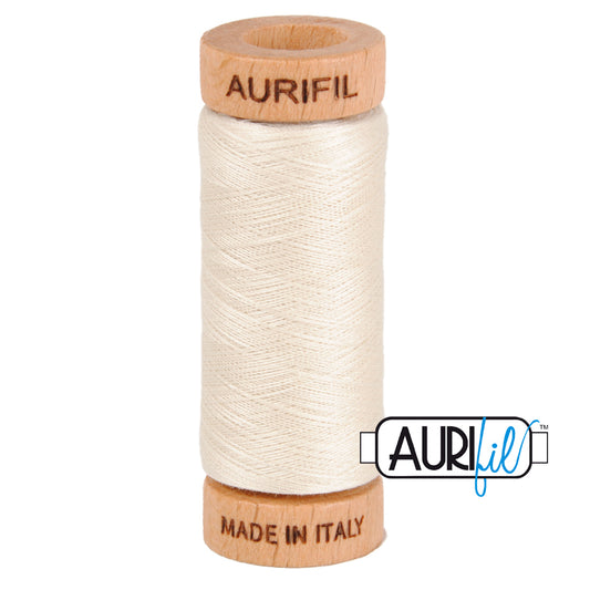 Mako 80 wt cotton 2309 Silver	White