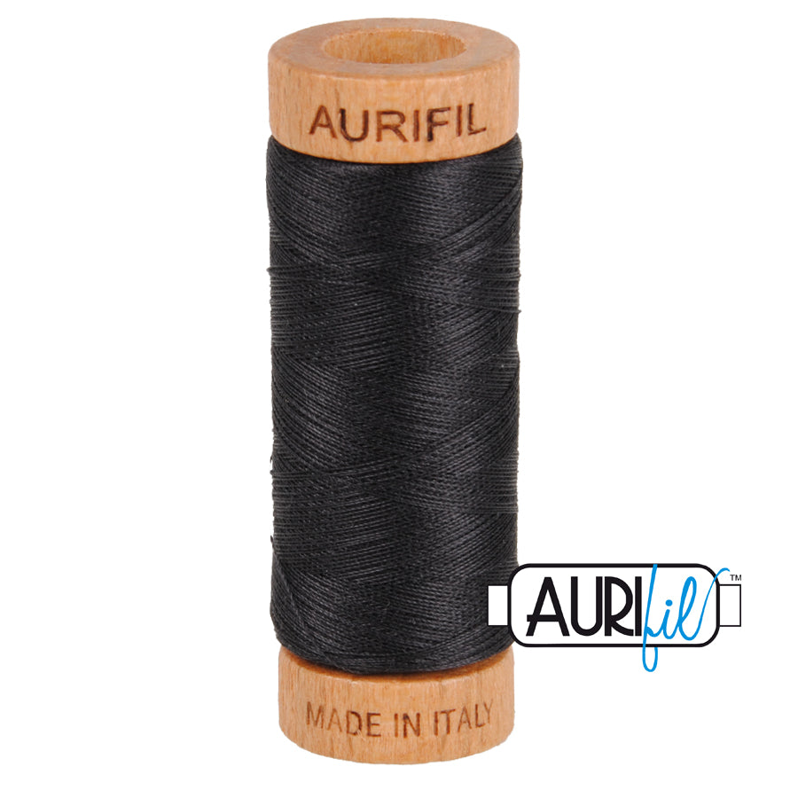 Mako 80 wt cotton 4241 Very	Dark	Grey