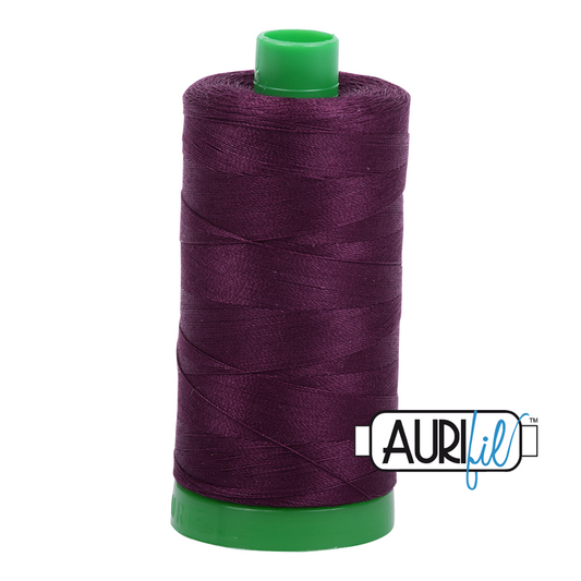 Mako 40 wt cotton 1240 Very Dark Eggplant