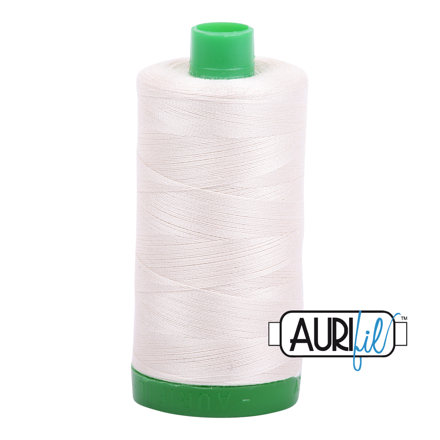 Mako 40 wt cotton 2309 Silver White