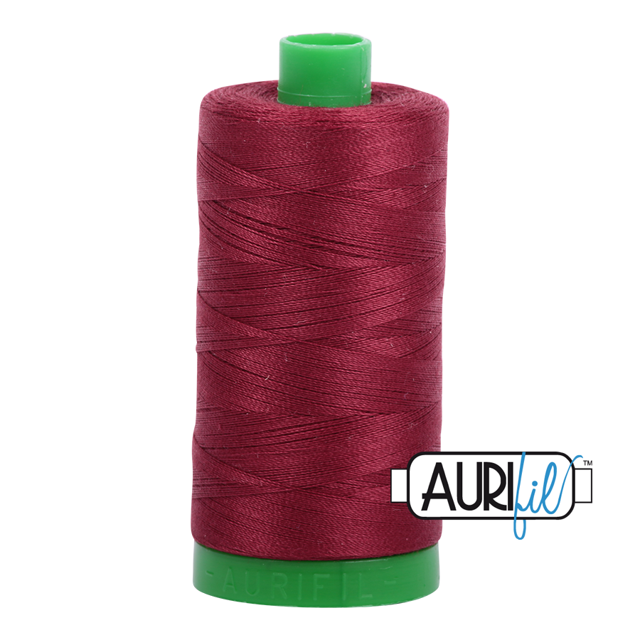 Mako 40 wt cotton 2460 Dark	Carmine	Red