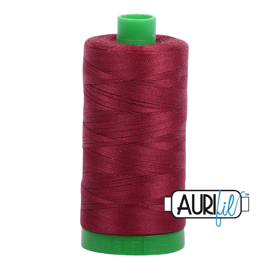 Mako 40 wt cotton 2460 Dark	Carmine	Red