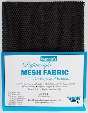 Mesh Fabric 18 x 54" - Black