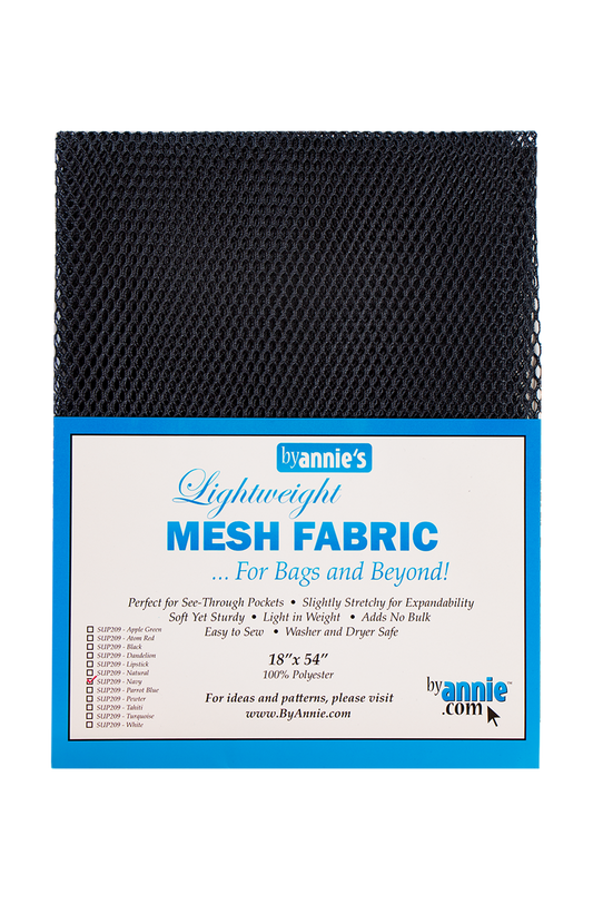 Mesh Fabric 18 x 54" - Navy