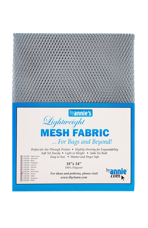 Mesh Fabric 18 x 54" - Pewter