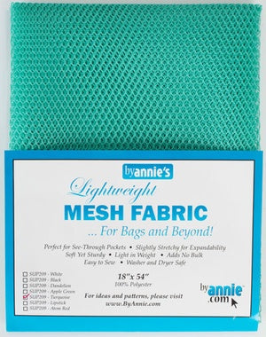 Mesh Fabric 18 x 54" - Turquoise