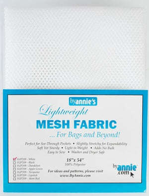 Mesh Fabric 18 x 54" - White