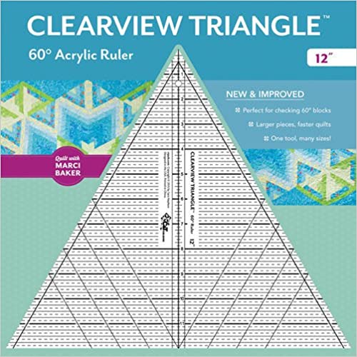 Mini Super 60 Clearview Triangle Acrylic Ruler