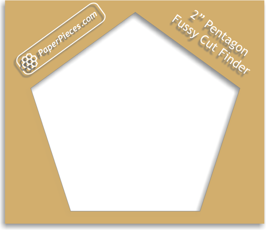 Pentagon 2" Fussy Cut Finder
