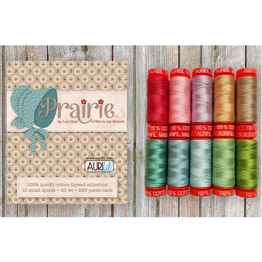 Prairie by Lori Holt 50wt Collection - Aurifil