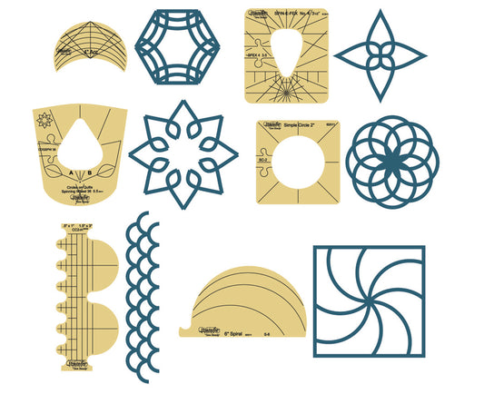 Template Sampler Set 1 - High Shank - Westalee