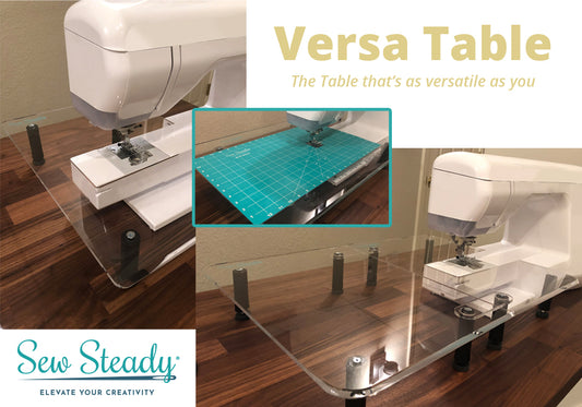 Sew Steady Versa Table 16" x 27" or 16" x 13.5"
