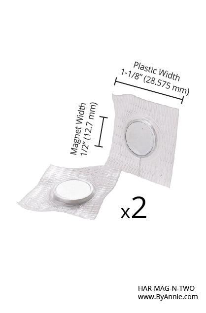 Sew-In Magnet - Set of Two 14mm