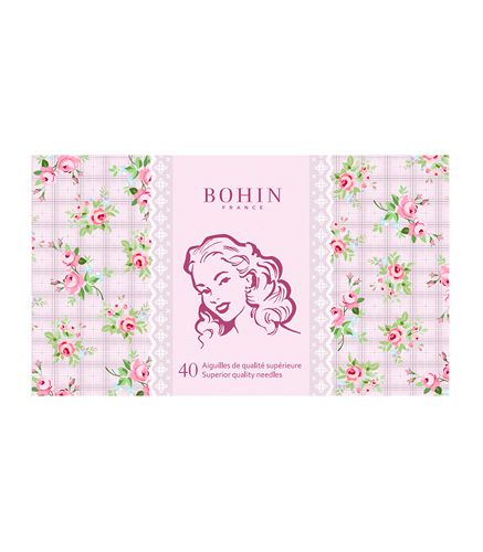 Sewing Needle Book - Old Pink