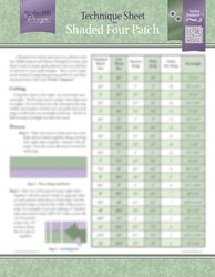 Shaded Four Patch Technique Sheet - Studio 180 Design