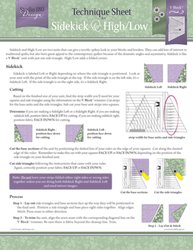 Sidekicks and High/Low Technique Sheet - Studio 180 Design