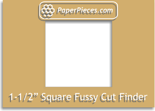 Square 1 1/2" Fussy Cut Finder