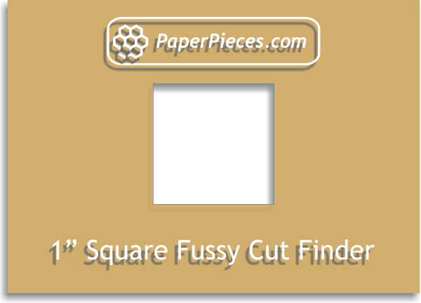 Square 1" Fussy Cut Finder