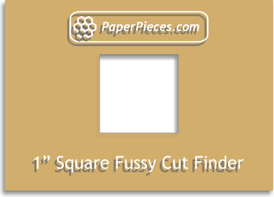 Square 1" Fussy Cut Finder