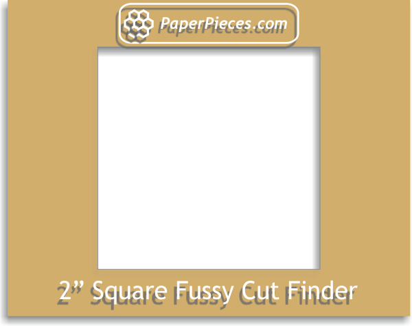 Square 2" Fussy Cut Finder