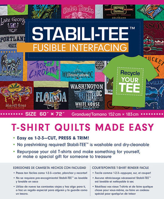 Stabili-TEE Fusible Interfacing 60" x 72" pack
