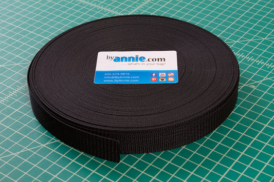 Strapping - 1" x 50 yds - Black