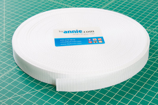 Strapping - 1" x 50 yds - White