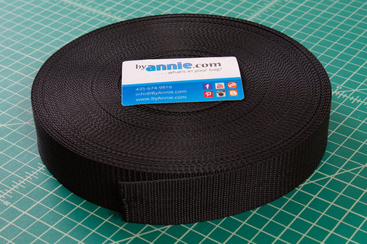 Strapping - 1.5" x 50 yds - Black
