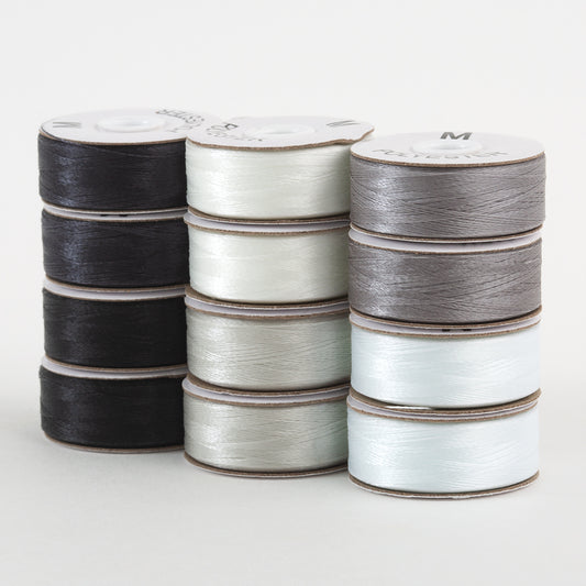 Super Bobs Multicolor Poly 12 pk M-Style Monochrome