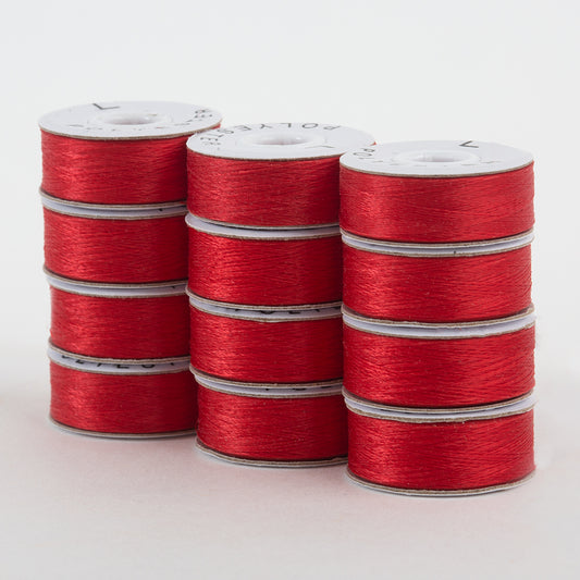 Super Bobs Poly 12 pk L-Style #627 Bright Red