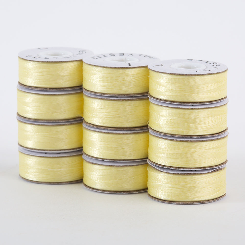 Super Bobs Poly 12 pk L-Style #640 Light Yellow