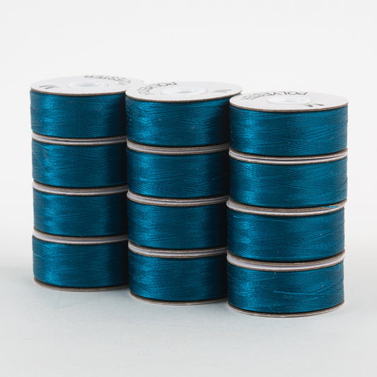Super Bobs Poly 12 pk M-Style #611 Turquoise