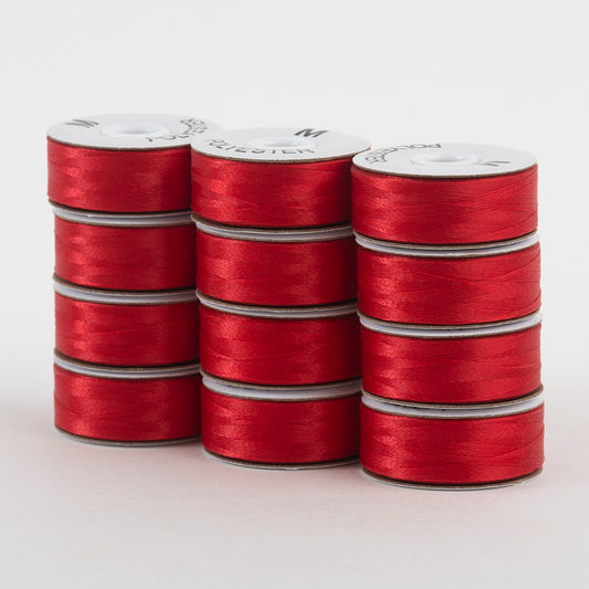 Super Bobs Poly 12 pk M-Style #627 Bright Red