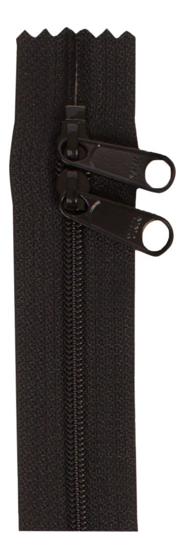 Zipper 30" Double Slide - Black